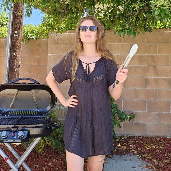 Amuse Society Black Swim Cover Up - Picture 3 of 10